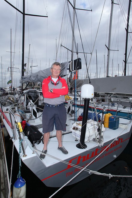 Bruce Taylor, skipper of Chutzaph in Sydney contemplating what may be his last race. © Crosbie Lorimer http://www.crosbielorimer.com